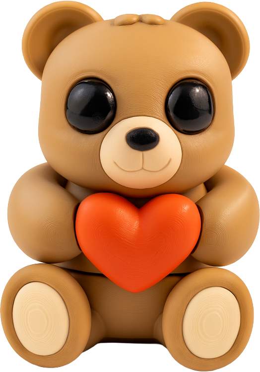 Teddy Love, vista frente
